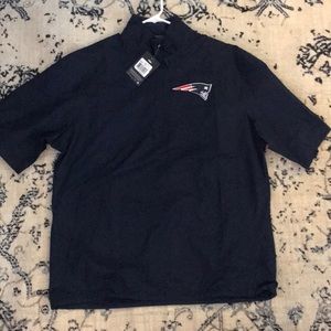 NFL Nike patriots pull over wind breaker